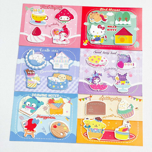 Sanrio Characters Sticky Notes - Dreamy Wishing Pool