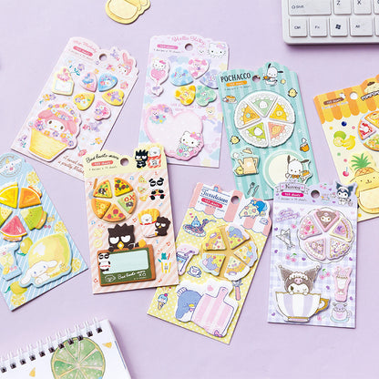 Sanrio Characters Sticky Notes - Food Combo