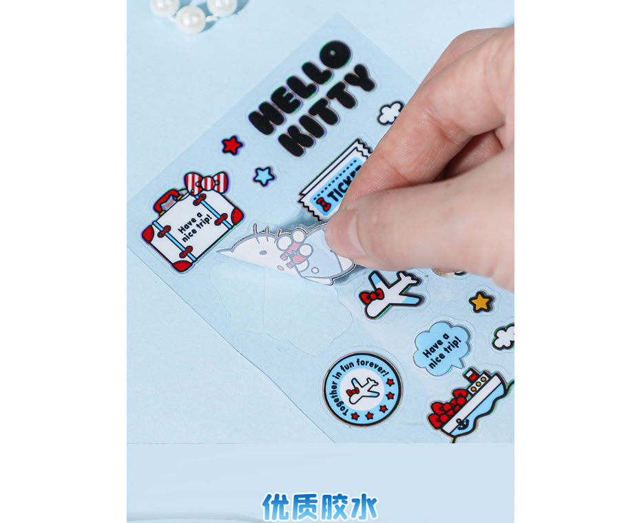 Sanrio Characters Sticker - Airplane