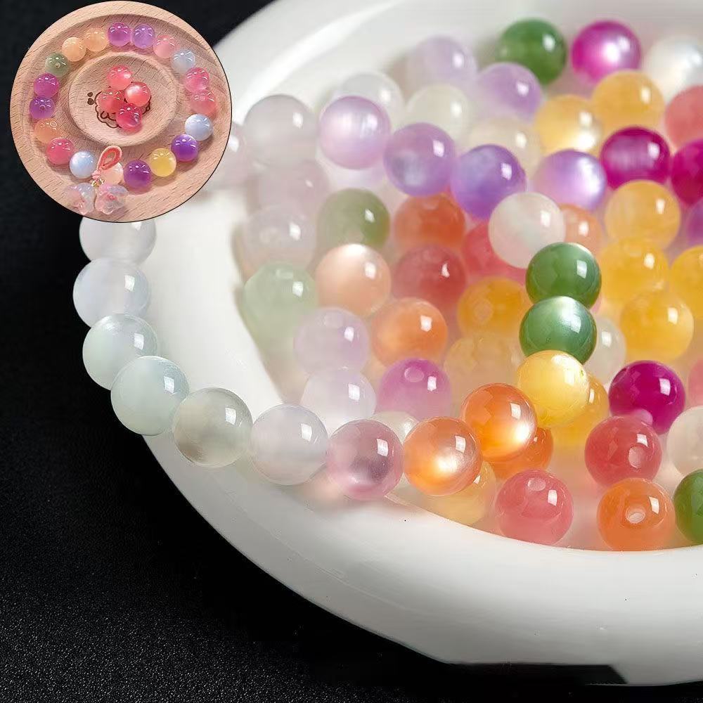 Scoop Changing Color Cat Eye Beads