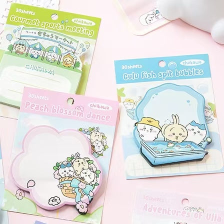 Chiikawa Cute Sticky Notes – 6 Adorable Designs