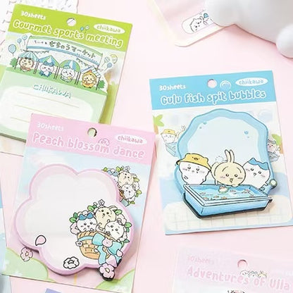 Chiikawa Cute Sticky Notes – 6 Adorable Designs
