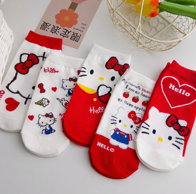 Sanrio Characters Casual Socks-Soft Comfort for Every Step
