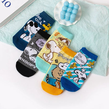 Snoopy Characters Casual Socks – Soft