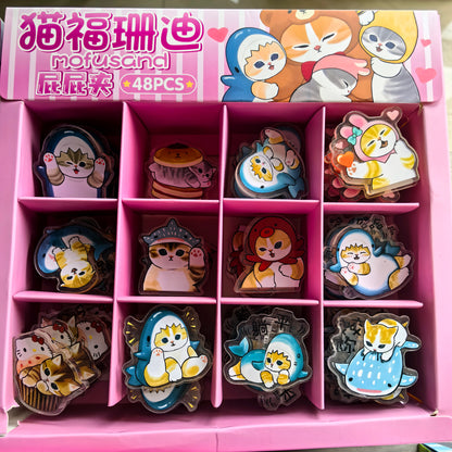 Mofusand Characters PP Binder Clips-Paper Clips