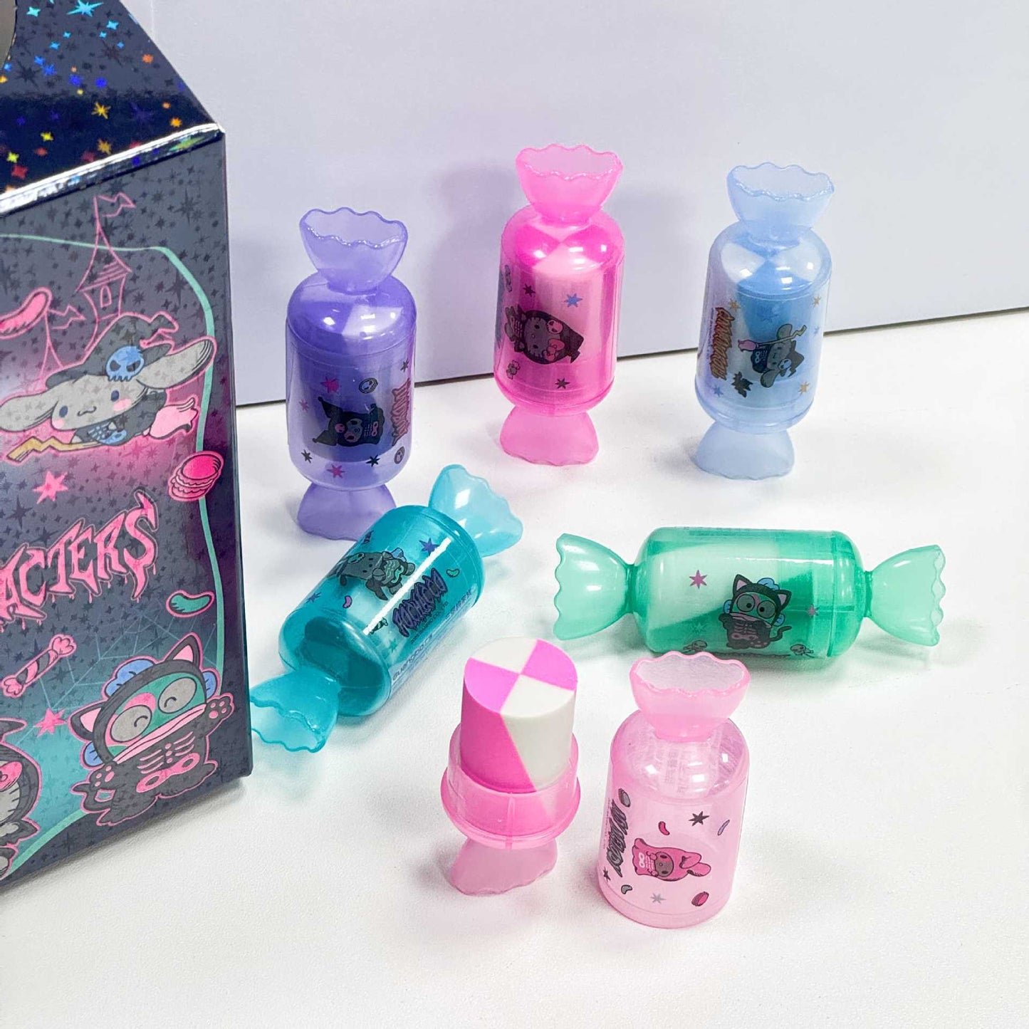 Sanrio Halloween Candy Eraser Set – Cute