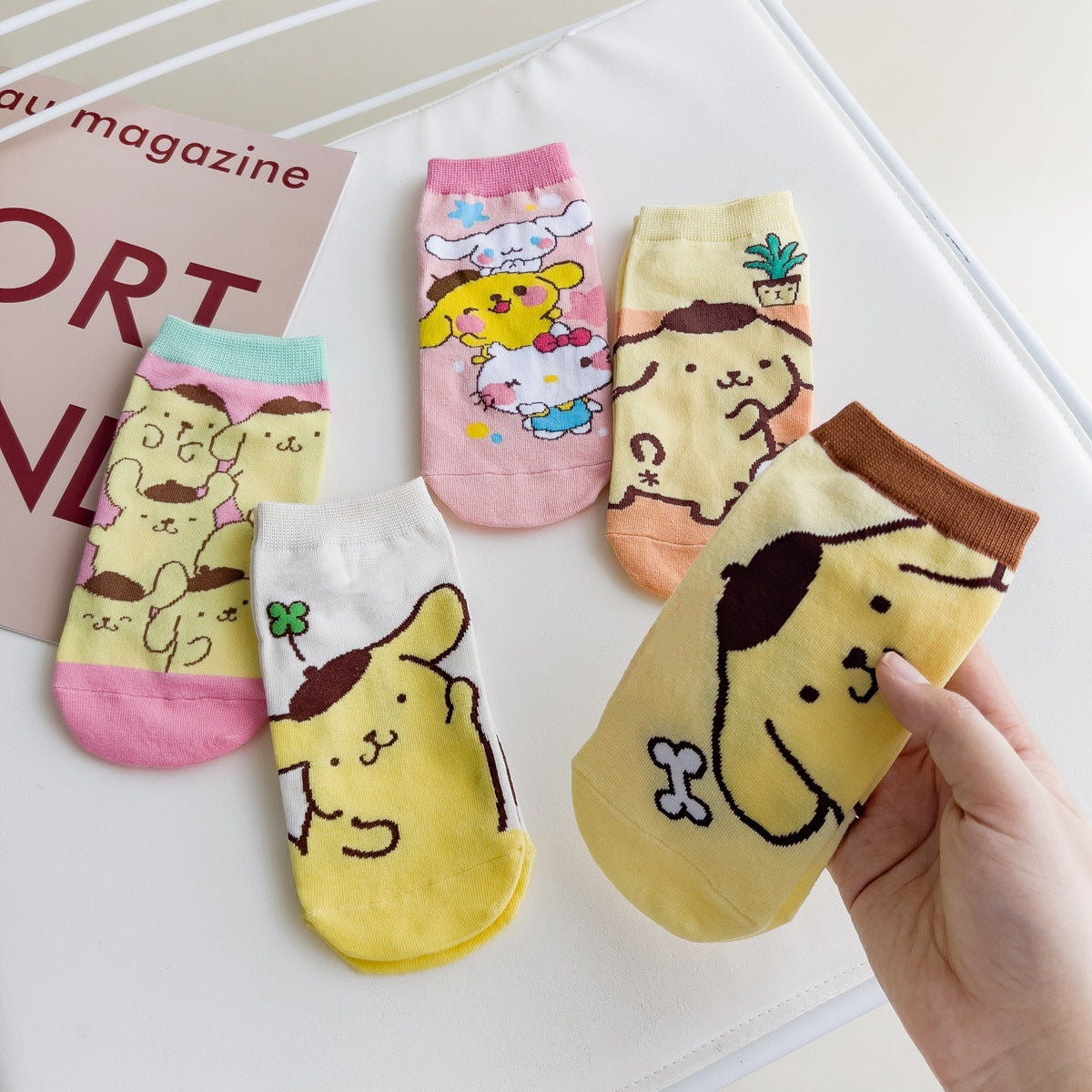 Sanrio Characters Casual Socks-Soft Comfort for Every Step