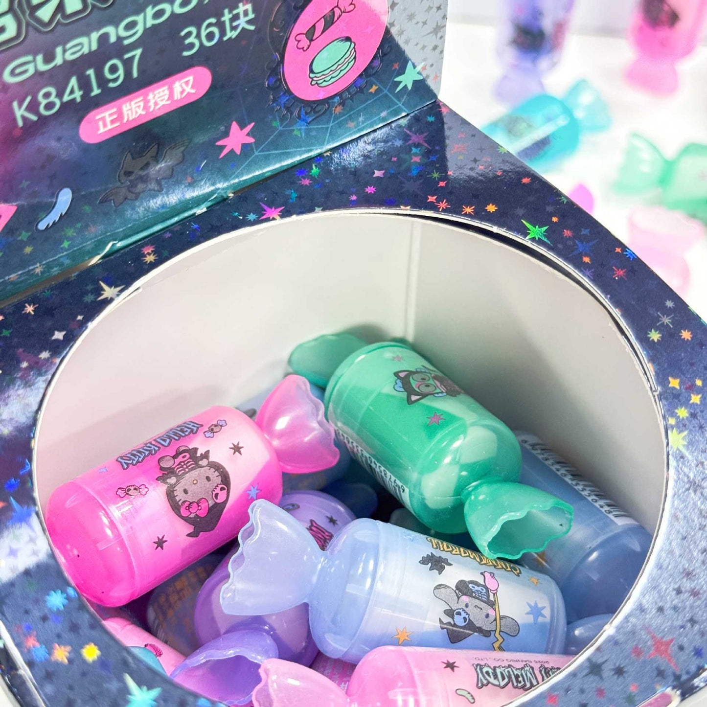 Sanrio Halloween Candy Eraser Set – Cute