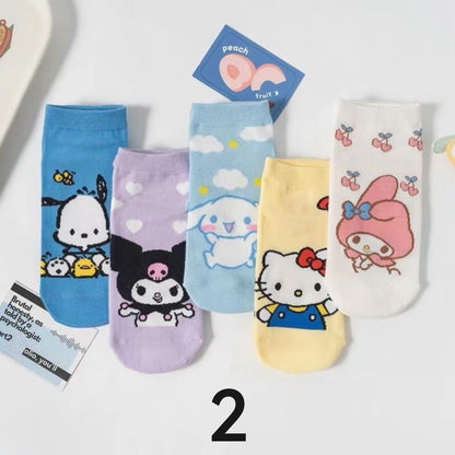 Sanrio Characters Casual Socks-Soft Comfort for Every Step