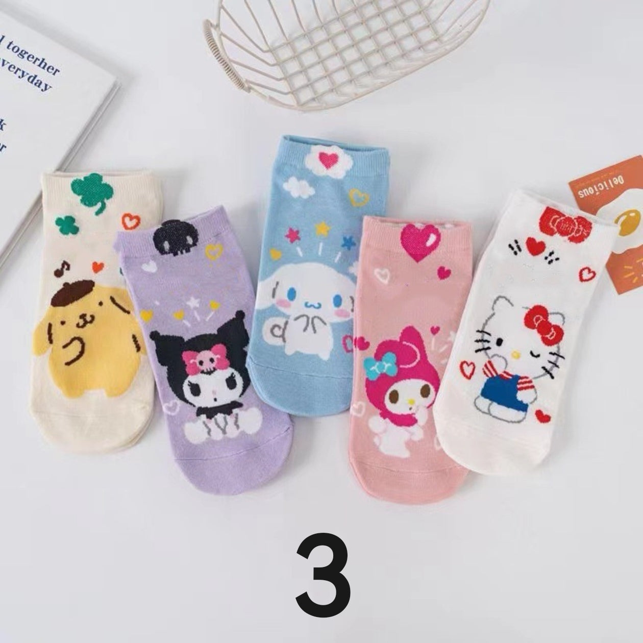 Sanrio Characters Casual Socks-Soft Comfort for Every Step