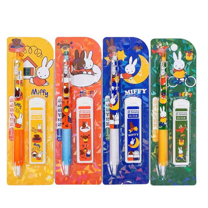 Miffy Characters Mechanical Pencil - Black Skin & Beach