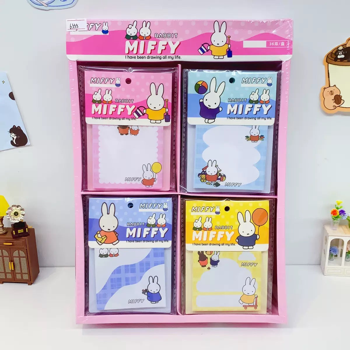 Miffy Sticky Notes – Cute Memo Stationery